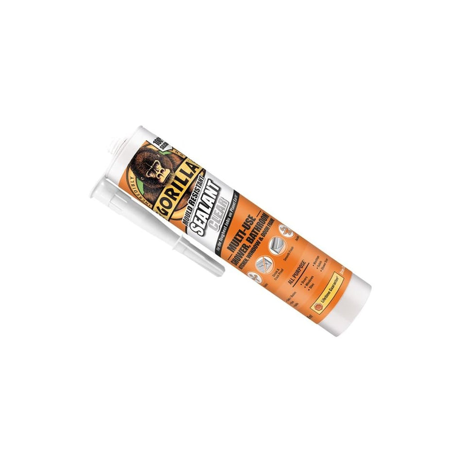 Gorilla Mould Resistant Sealant Clear 295ml