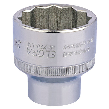 34mm 1/2in. Square Drive Bi-Hexagon Socket: Model No.770-LM