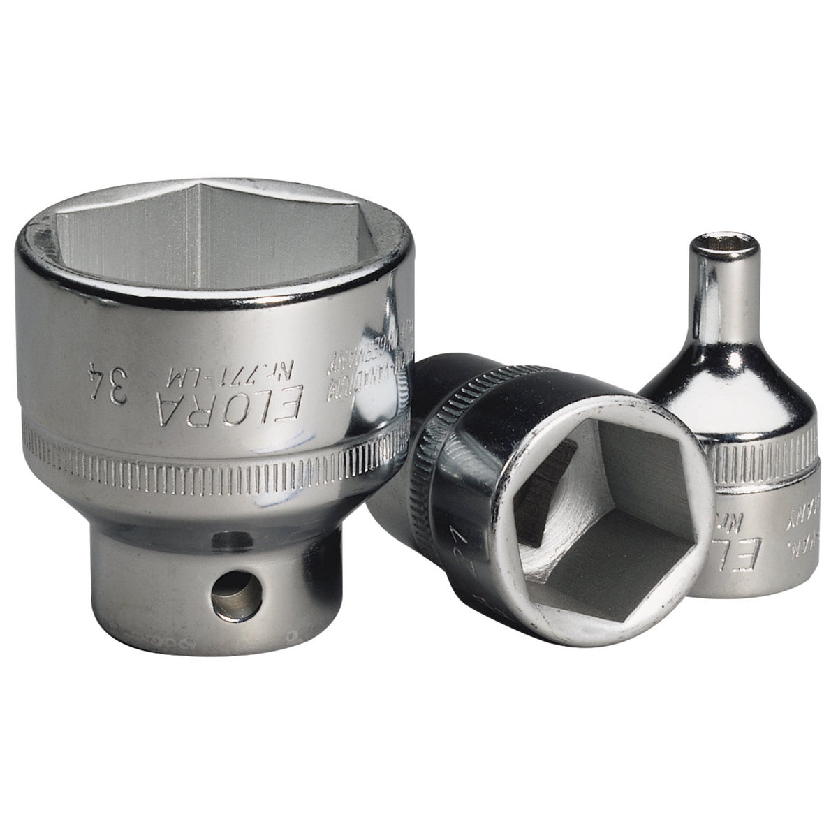5mm 1/2in. Square Drive Hexagon Socket: Model No.771-LM