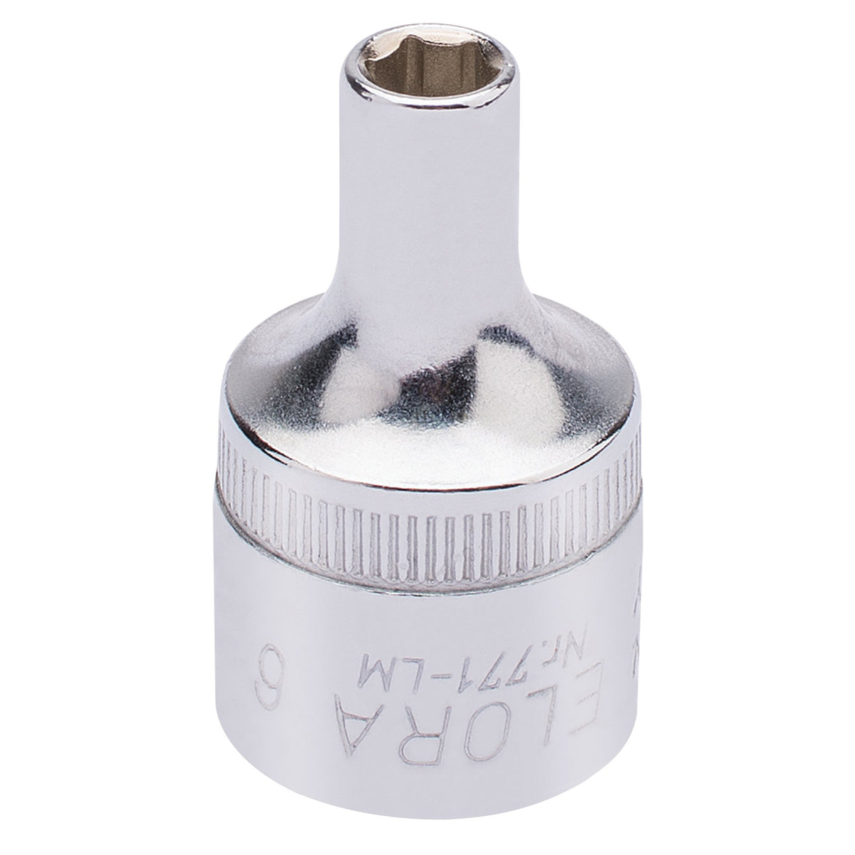6mm 1/2in. Square Drive Hexagon Socket: Model No.771-LM