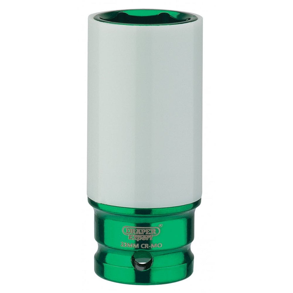 1/2" Sq. Dr. HI-TORQ Wheel Nut Socket for Alloy Wheels (23mm): Model No. AWNS/23MM