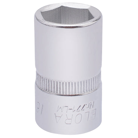 16mm 1/2" Square Drive Elora Hexagon Socket : Model No.771-LM
