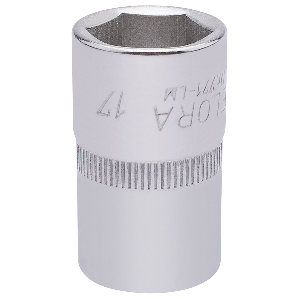 17mm 1/2in. Square Drive Hexagon Socket: Model No.771-LM