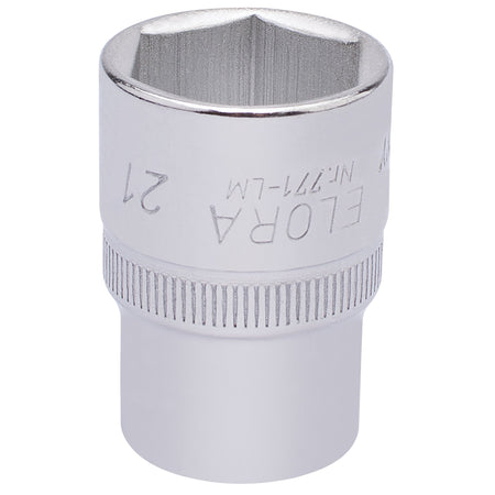 21mm 1/2in. Square Drive Hexagon Socket: Model No.771-LM