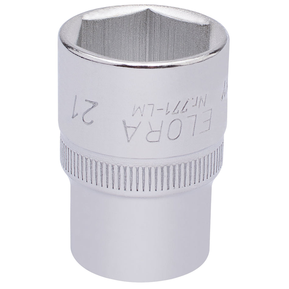 21mm 1/2in. Square Drive Hexagon Socket: Model No.771-LM