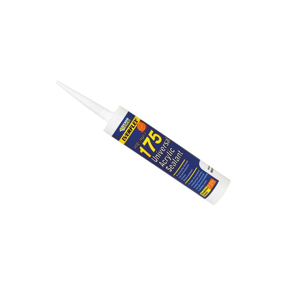 Everbuild 175 Universal Acrylic Sealant White 300ml