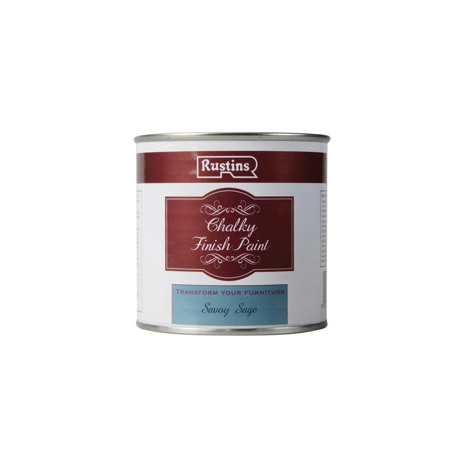 Rustins Chalky Finish Paint, Savoy Sage 250ml