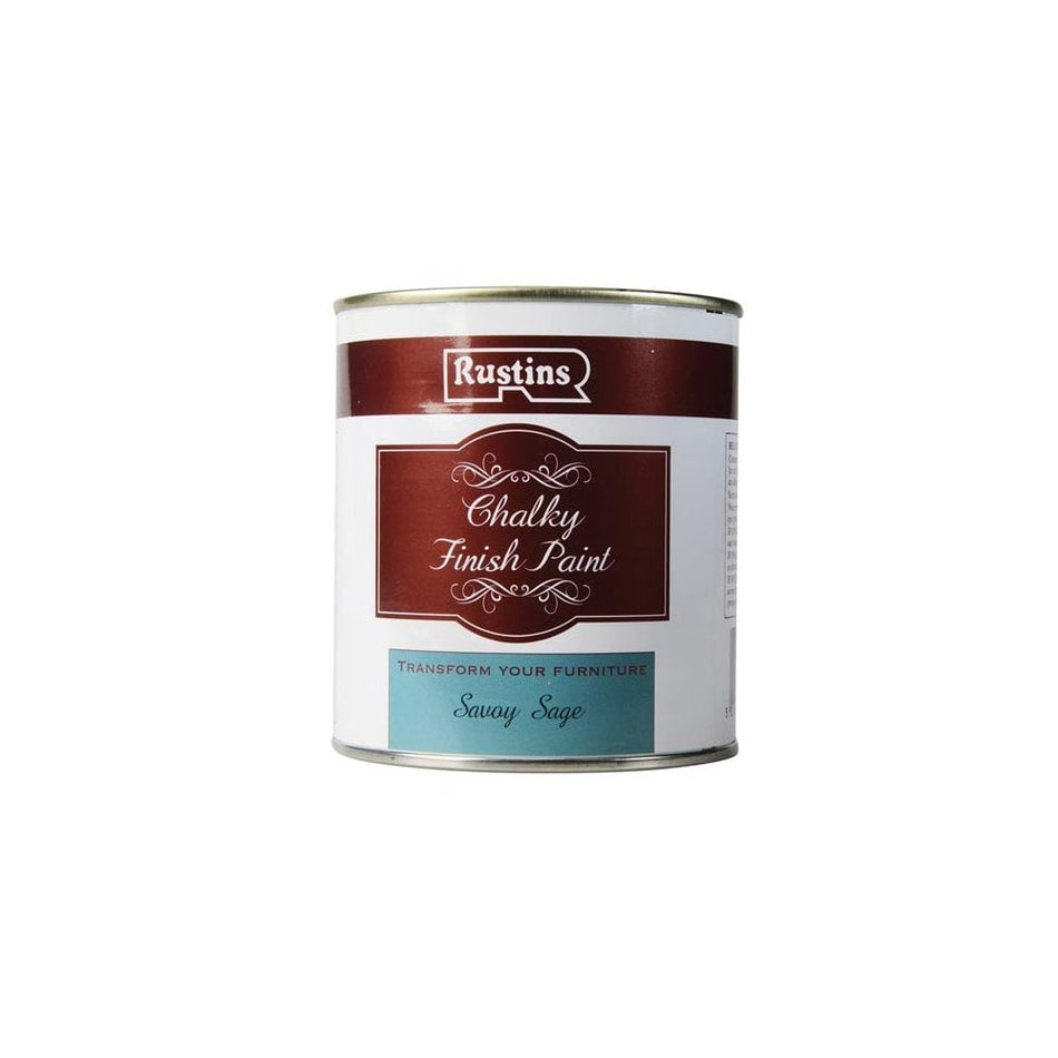 Rustins Chalky Finish Paint, Savoy Sage 500ml