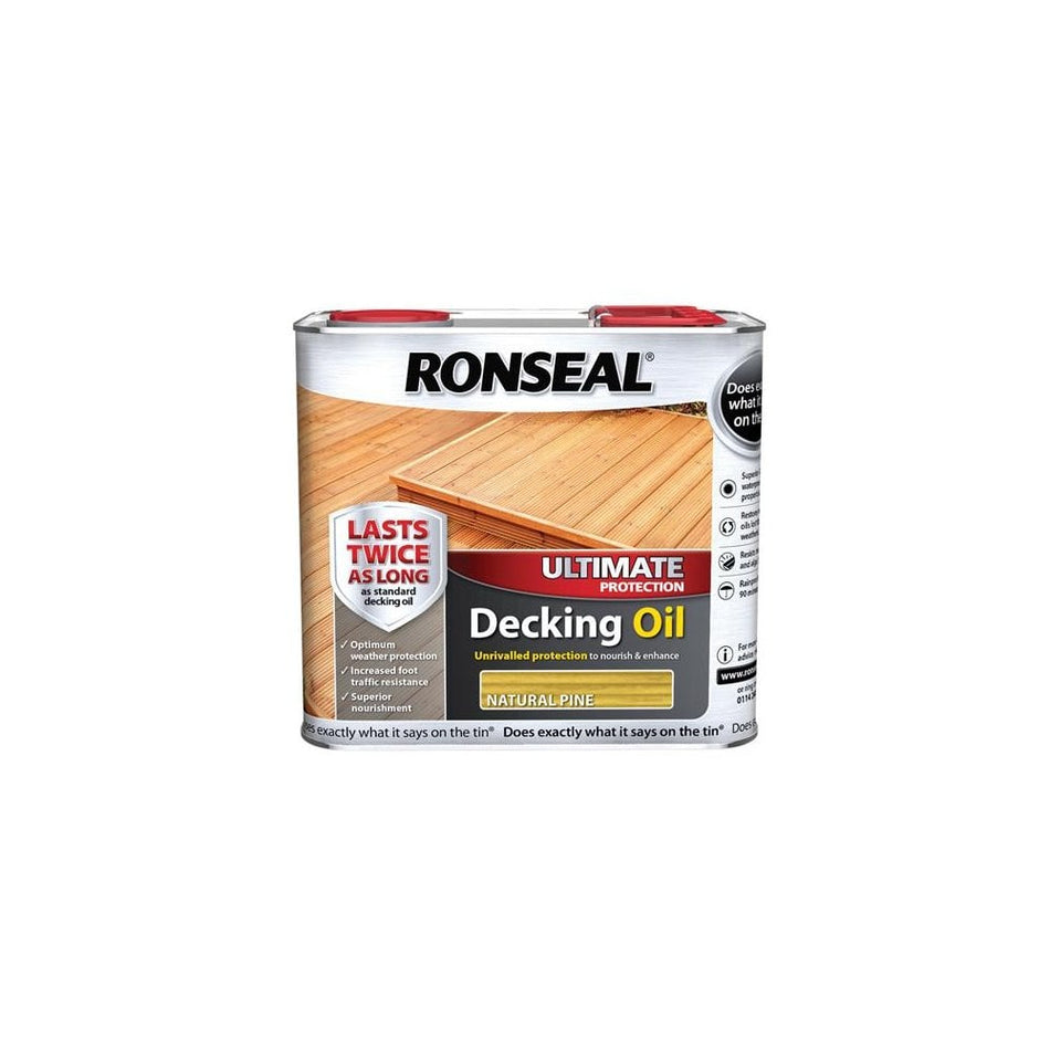 Ronseal Ultimate Decking Oil Natural Pine 2.5 Litre