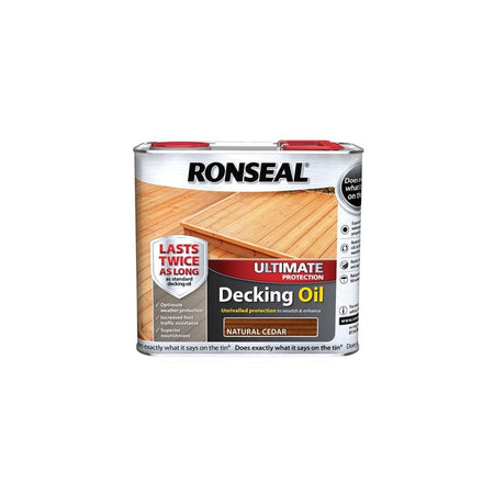Ronseal Ultimate Decking Oil Natural Cedar 2.5 Litre