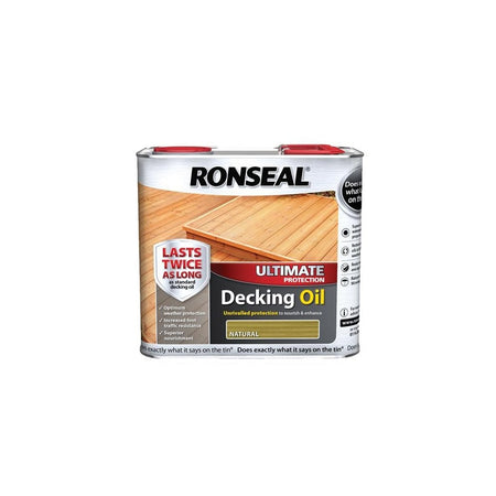 Ronseal Ultimate Decking Oil Natural 2.5 Litre