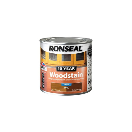 Ronseal 10 Year Woodstain Oak 250ml