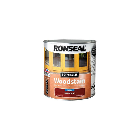 Ronseal 10 Year Woodstain Mahogany 2.5 Litre