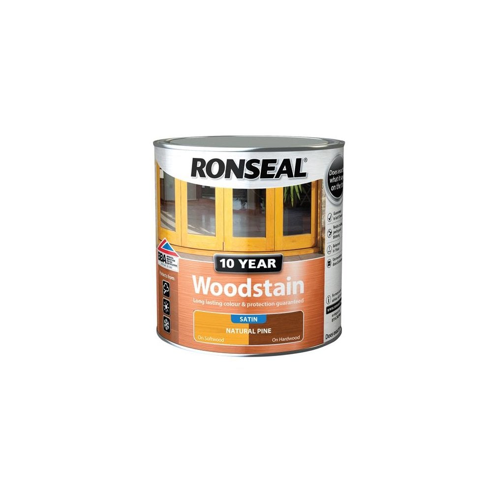 Ronseal 10 Year Woodstain Natural Pine 2.5 Litre