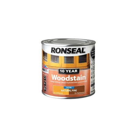 Ronseal 10 Year Woodstain Natural Pine 250ml