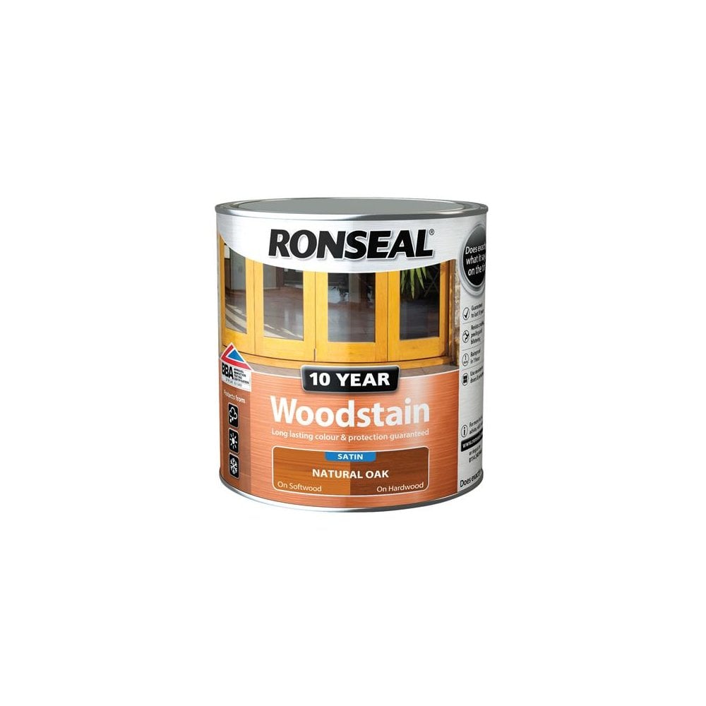 Ronseal 10 Year Woodstain Natural Oak 750ml