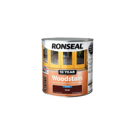 Ronseal 10 Year Woodstain Teak 750ml