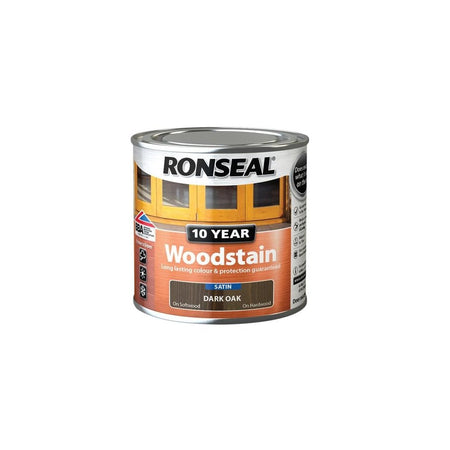 Ronseal 10 Year Woodstain Dark Oak 250ml