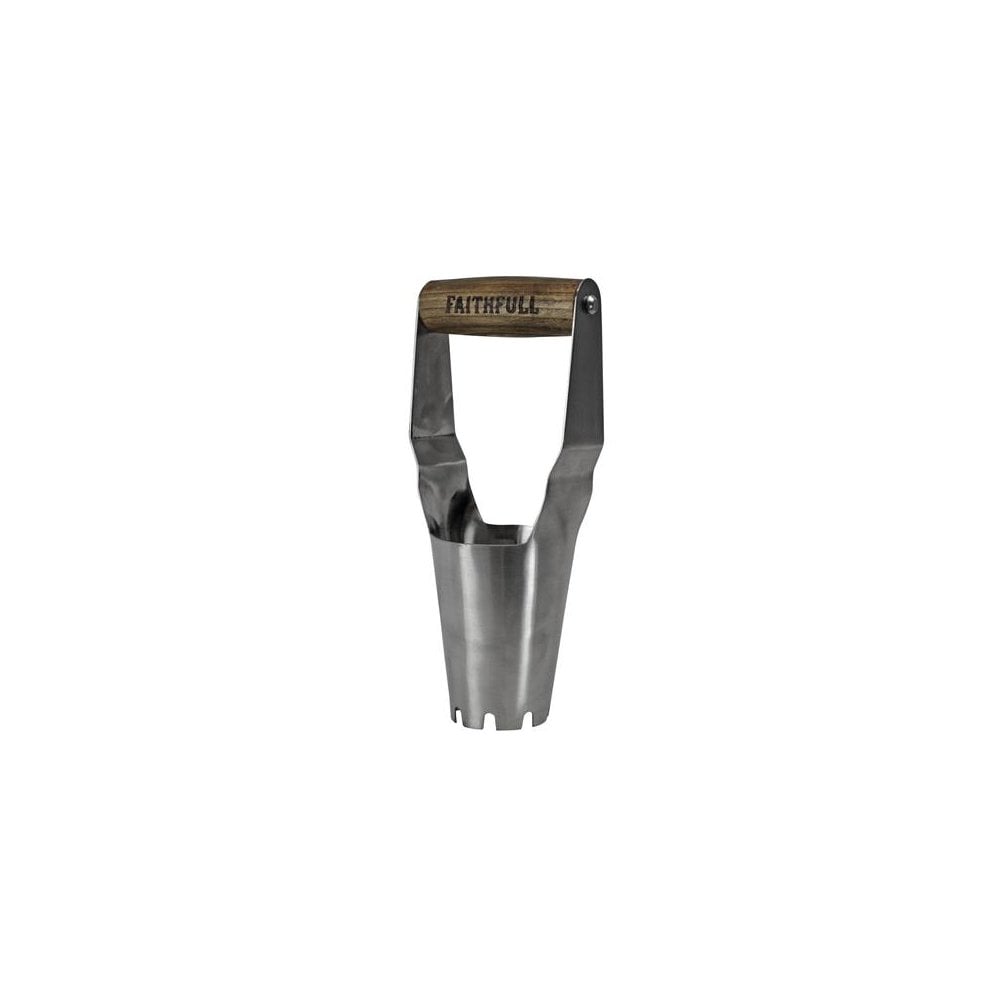 Faithfull Prestige Stainless Steel Bulb Planter Ash Handle