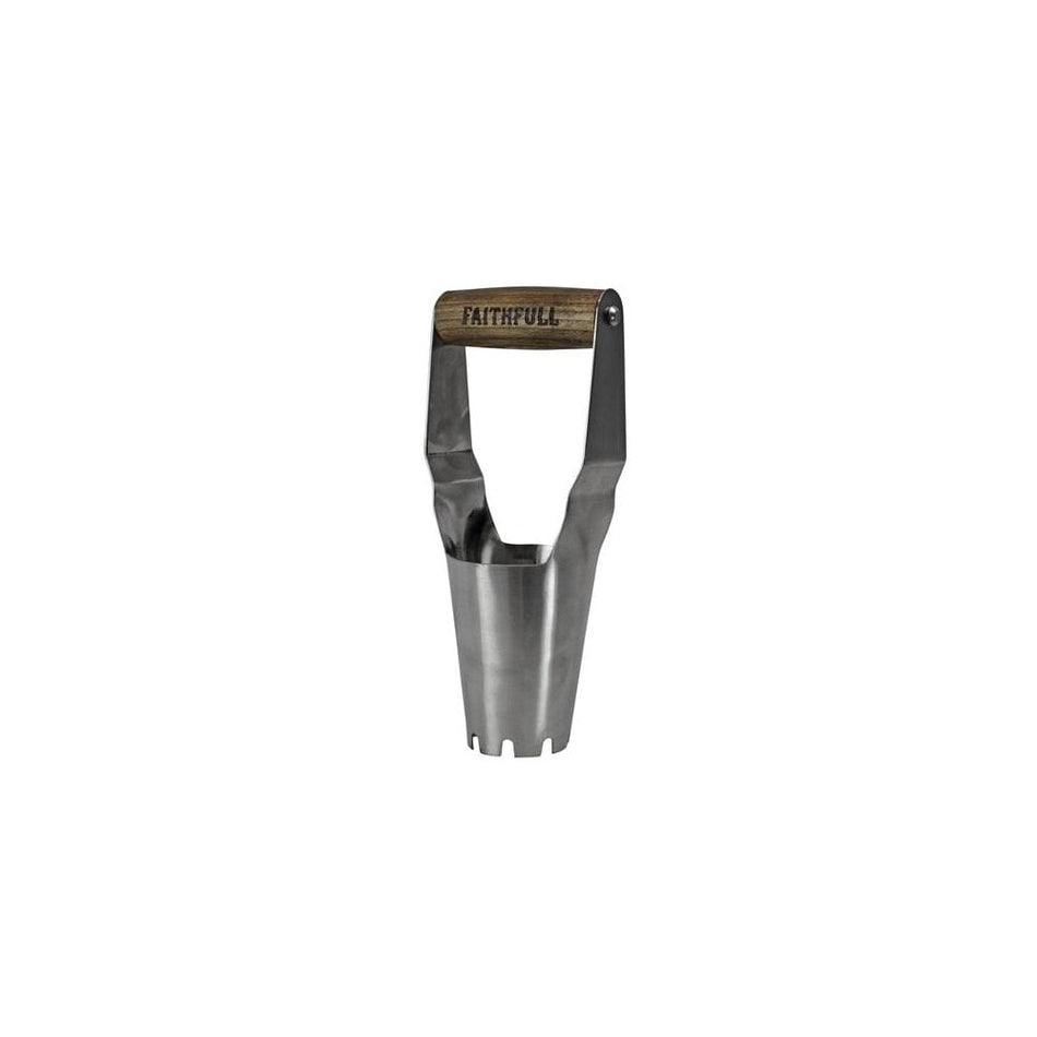 Faithfull Prestige Stainless Steel Bulb Planter Ash Handle