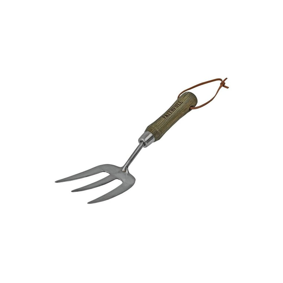 Faithfull Prestige Stainless Steel Hand Fork Ash Handle