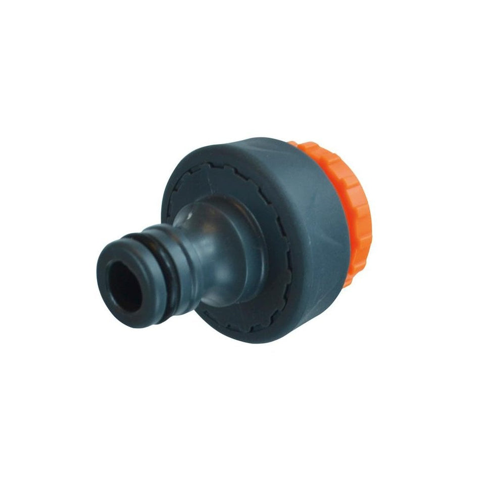 Faithfull Plastic Tap Connector 1/2 & 3/4in