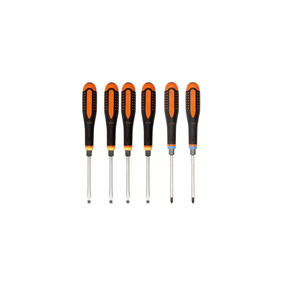 Bahco ERGO? Through Blade Screwdriver Set, 6 Piece