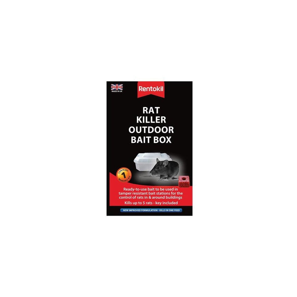 Rentokil Rat Killer Outdoor Bait Box