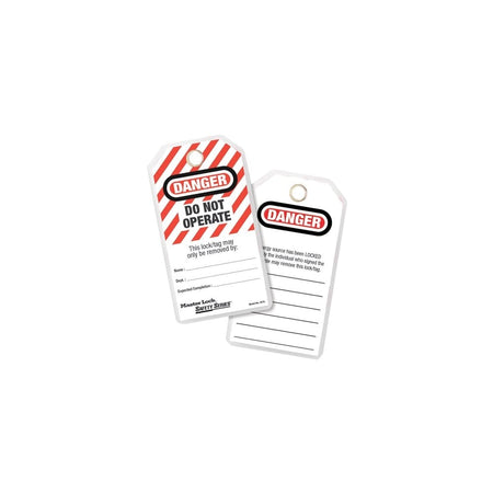 Master Lock Lockout Tags (12) - DANGER DO NOT OPERATE