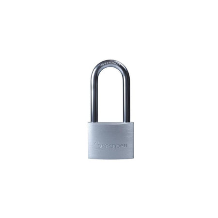 DEFENDER Aluminium Padlock Long Shackle 40mm