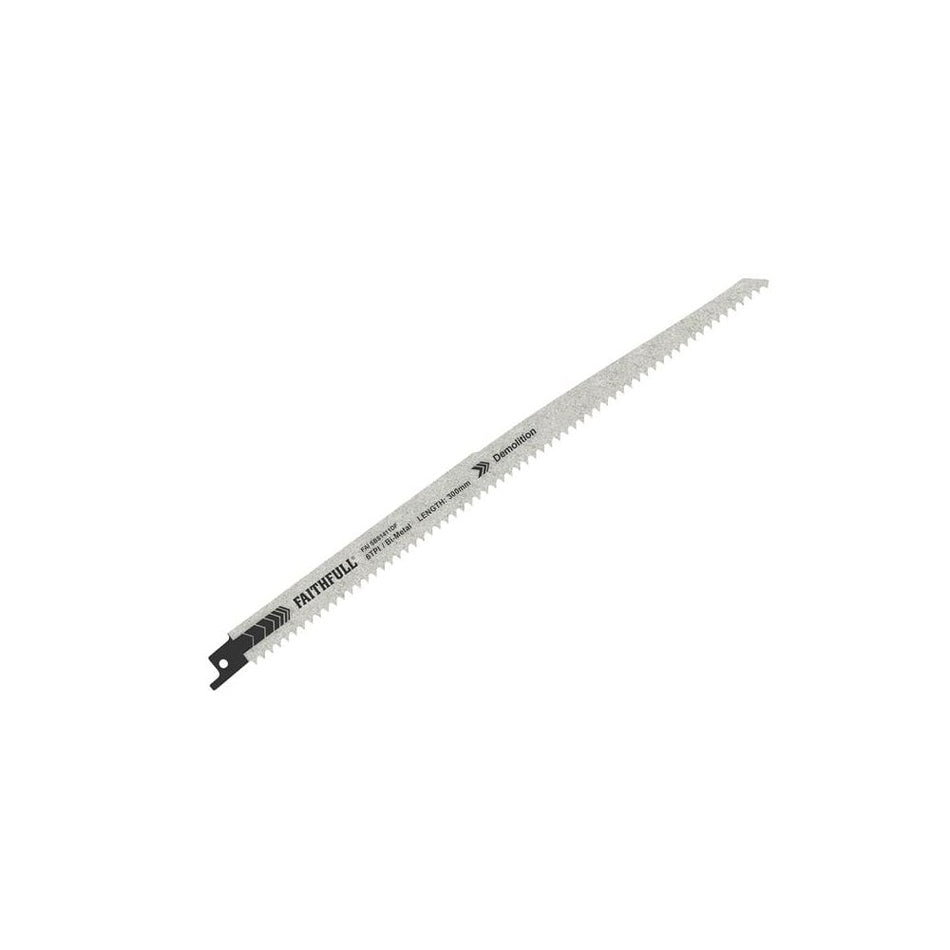 Faithfull Sabre Saw Blades BIM Demolition S1411DF (Pack of 5)
