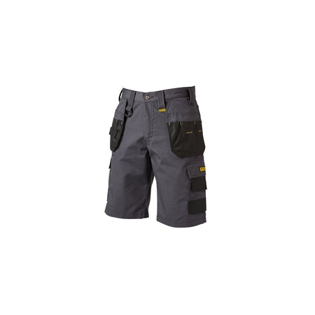 DEWALT Cheverley Lightweight Grey Polycotton Shorts Waist 34in