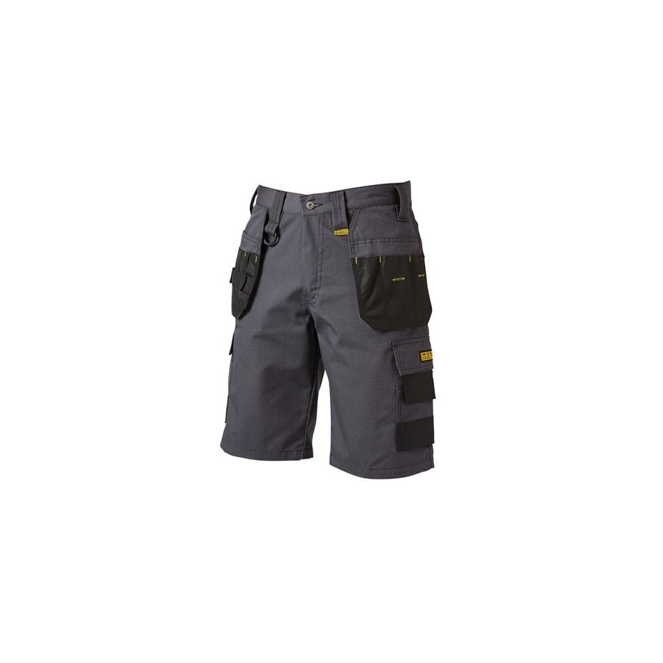 DEWALT Cheverley Lightweight Grey Polycotton Shorts Waist 40in