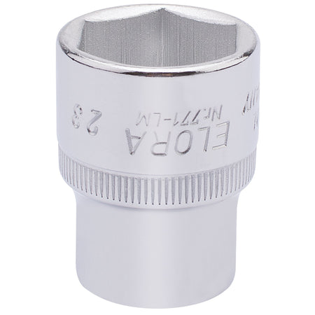 23mm 1/2in. Square Drive Hexagon Socket: Model No.771-LM