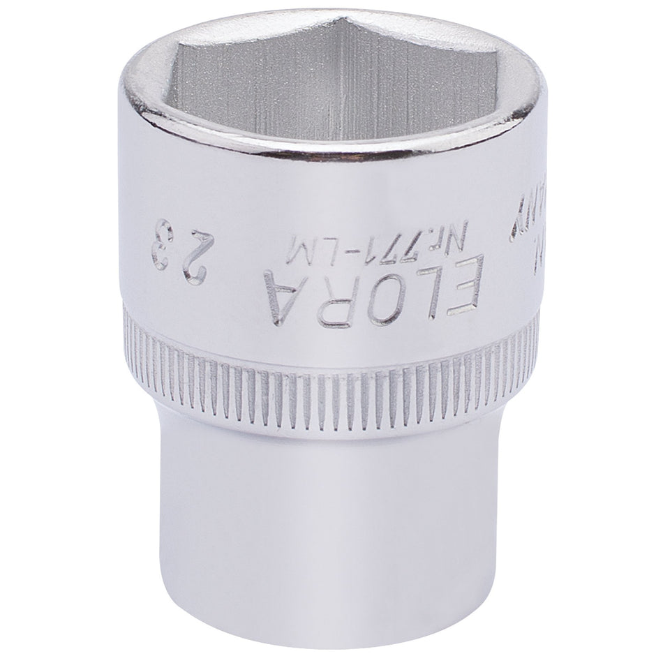 23mm 1/2in. Square Drive Hexagon Socket: Model No.771-LM
