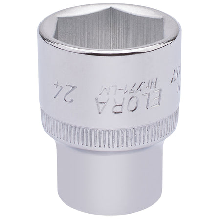 24mm 1/2in. Square Drive Hexagon Socket: Model No.771-LM