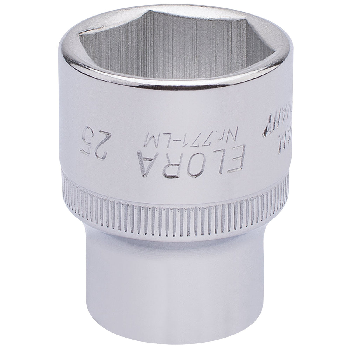 25mm 1/2in. Square Drive Hexagon Socket: Model No.771-LM