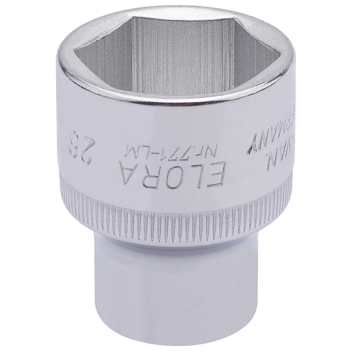 26mm 1/2in. Square Drive Hexagon Socket: Model No.771-LM