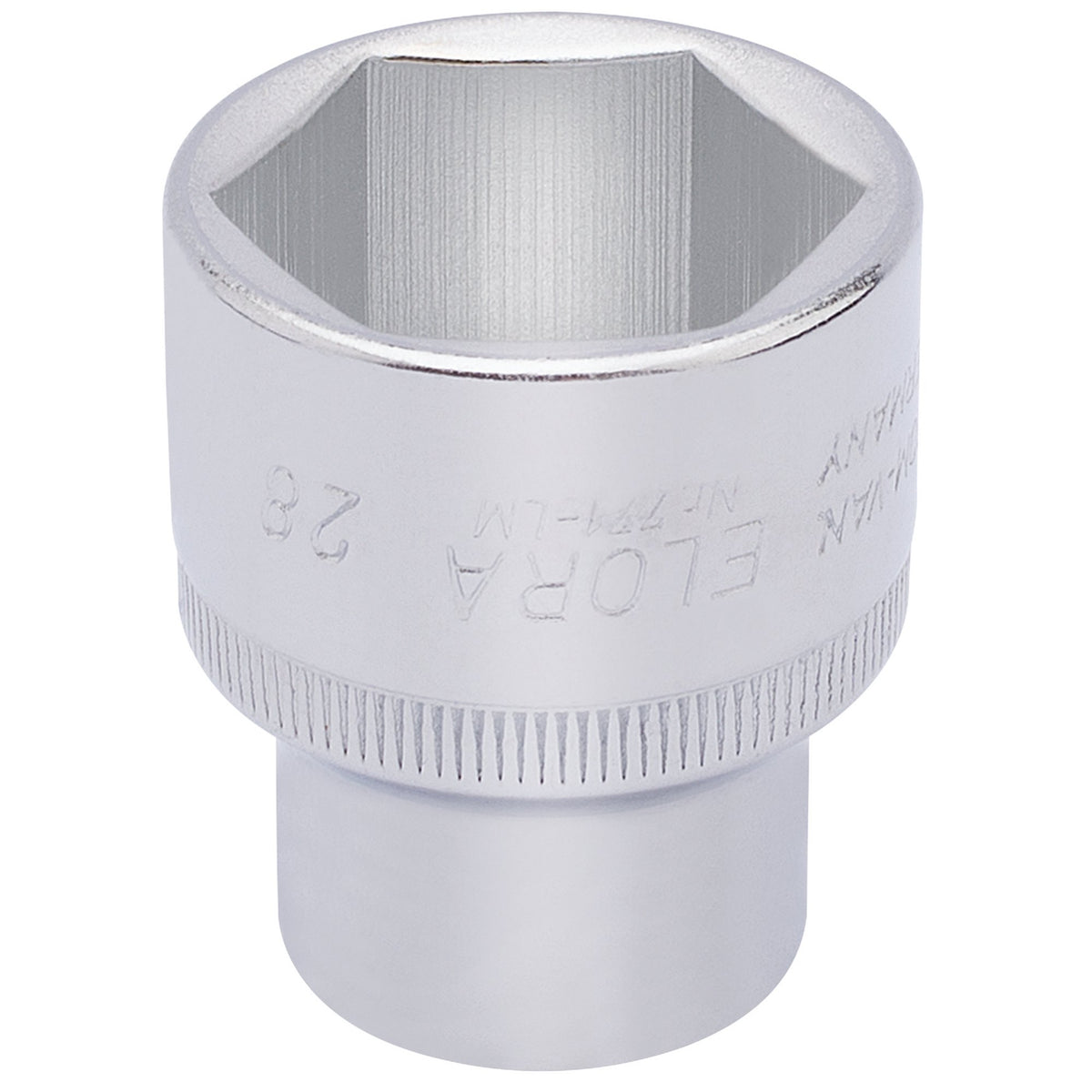 28mm 1/2in. Square Drive Hexagon Socket: Model No.771-LM