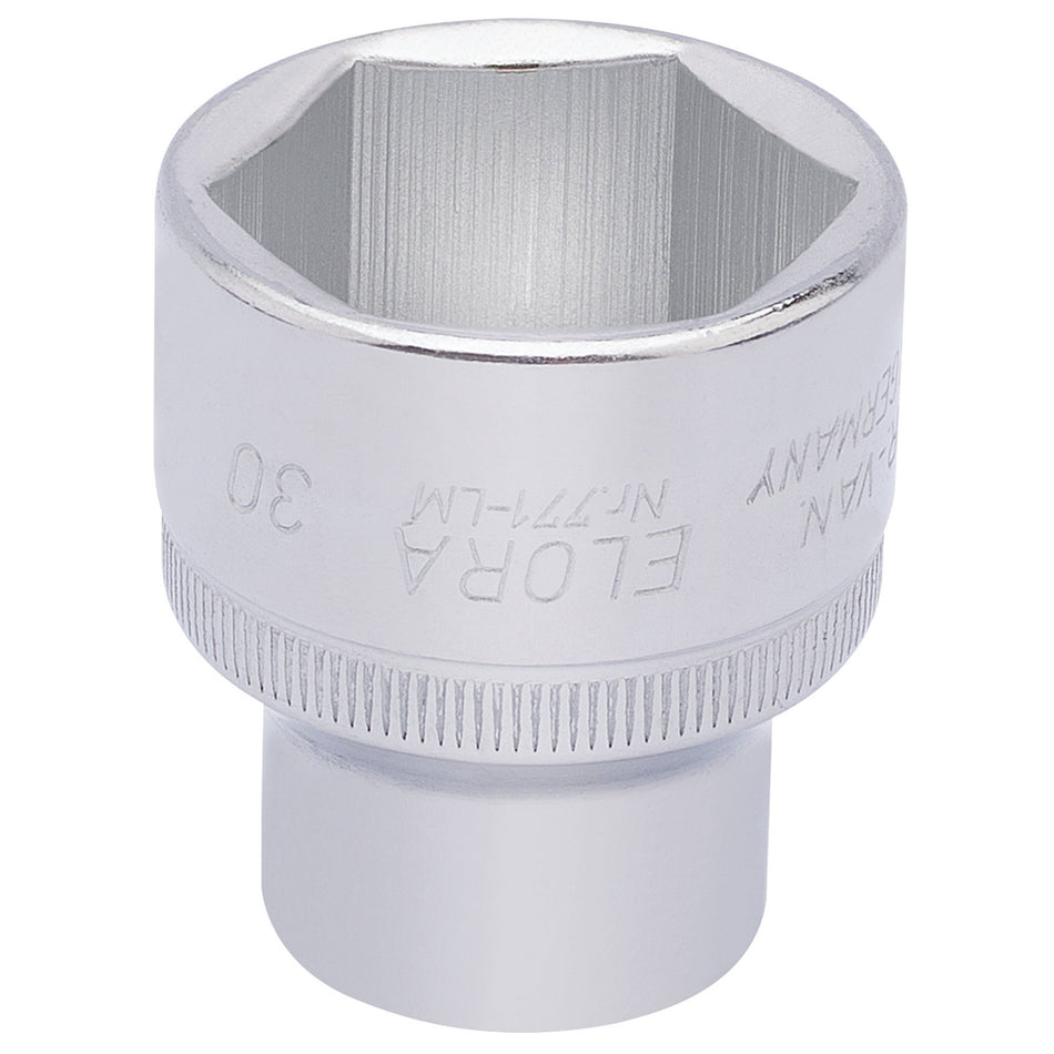 30mm 1/2in. Square Drive Hexagon Socket: Model No.771-LM