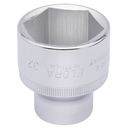 32mm 1/2in. Square Drive Hexagon Socket: Model No.771-LM