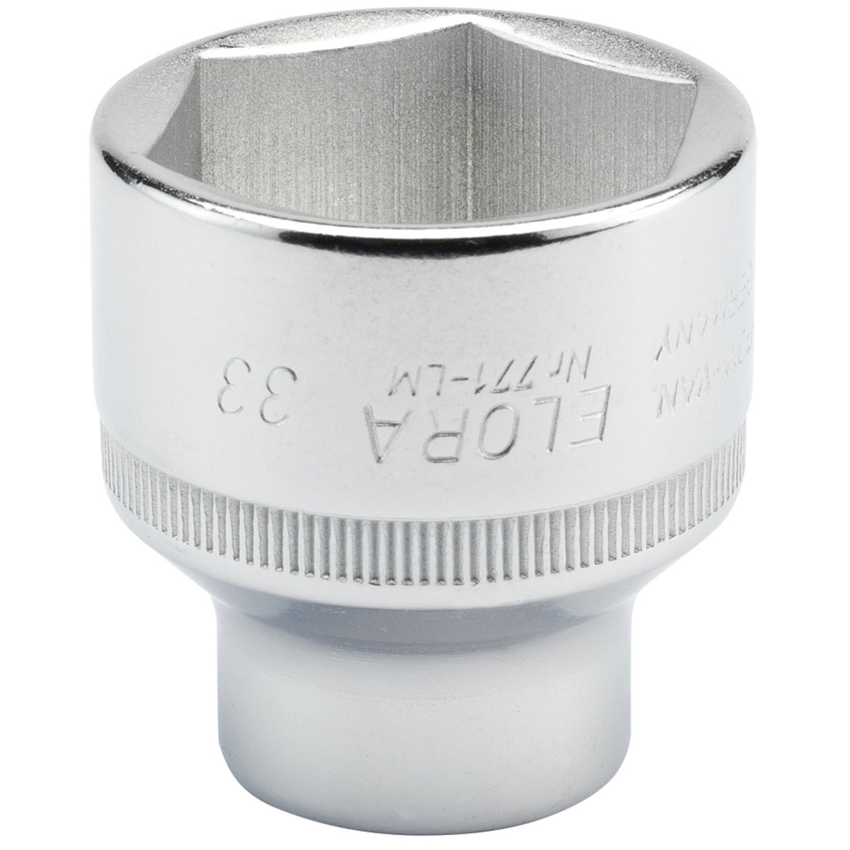 Expert 33mm 1/2in. Square Drive Hexagon Socket (Sold Loose): Model No.771-LM