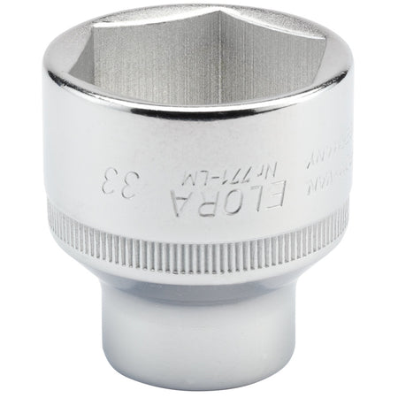 Expert 33mm 1/2in. Square Drive Hexagon Socket (Sold Loose): Model No.771-LM