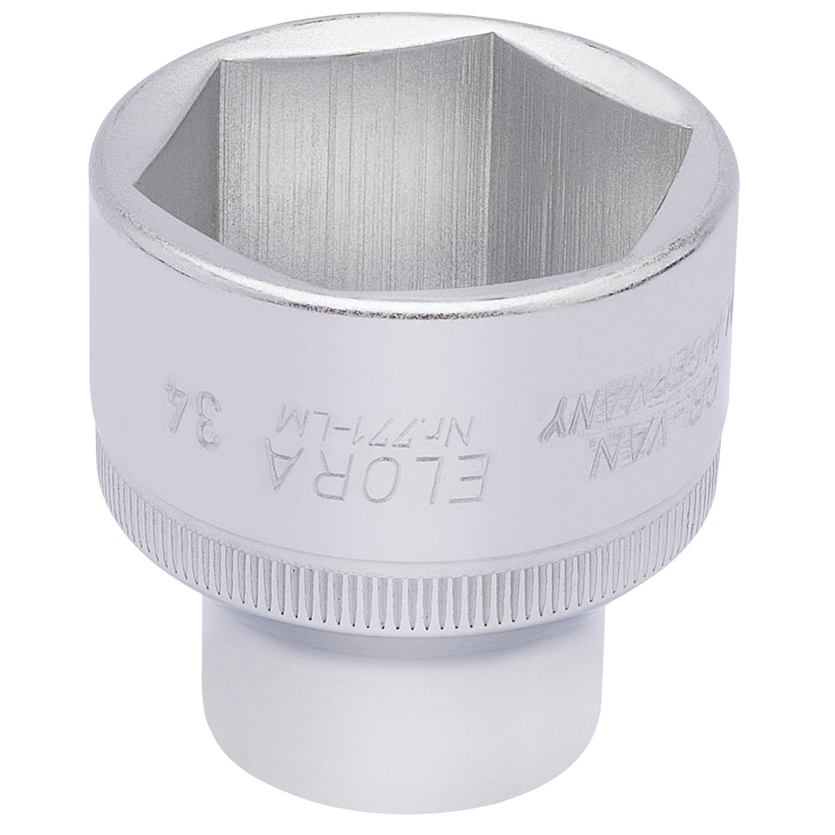 34mm 1/2in. Square Drive Hexagon Socket: Model No.771-LM