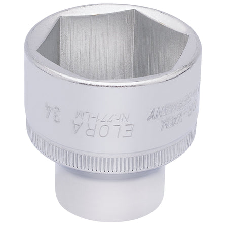 34mm 1/2in. Square Drive Hexagon Socket: Model No.771-LM