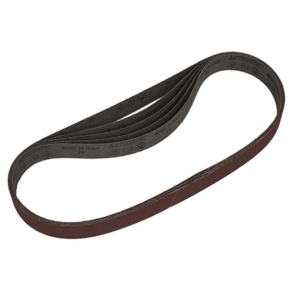Sealey Sanding Belt 25 x 762mm 80Grit Pack of 5 Model No-SB0021