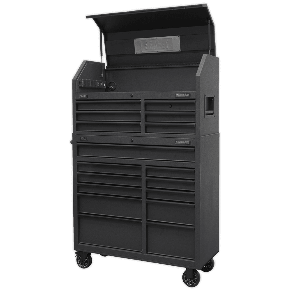 Sealey 17 Drawer Tool Chest Combination Soft Close Drawers with Power Bar Model No-AP41BESTACK