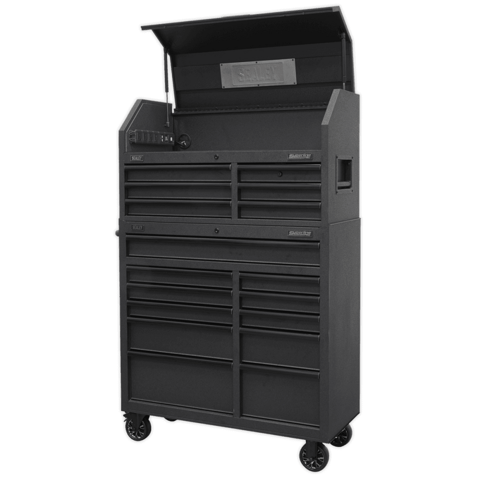 Sealey 17 Drawer Tool Chest Combination Soft Close Drawers with Power Bar Model No-AP41BESTACK