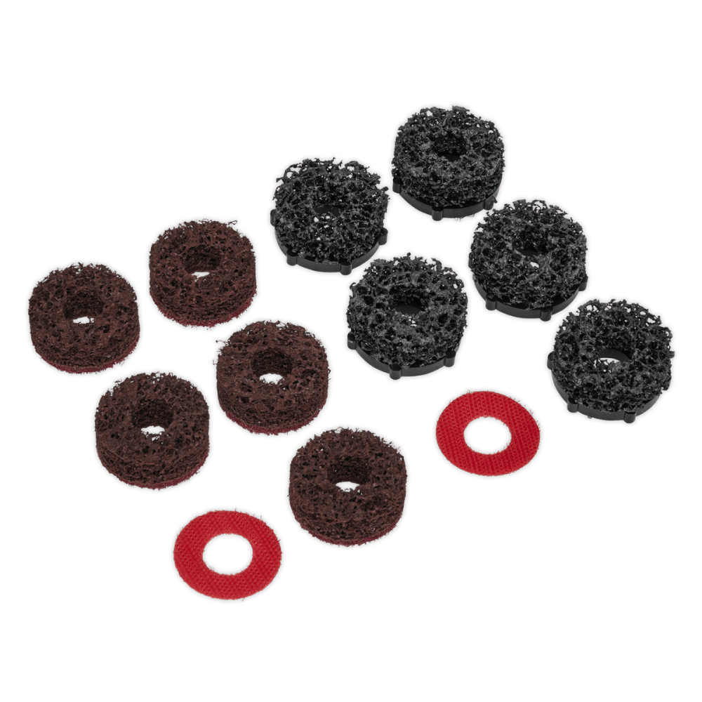 Sealey Stud Hub Cleaner Pads for VS8002 Pack of 12 Model No-VS8002A