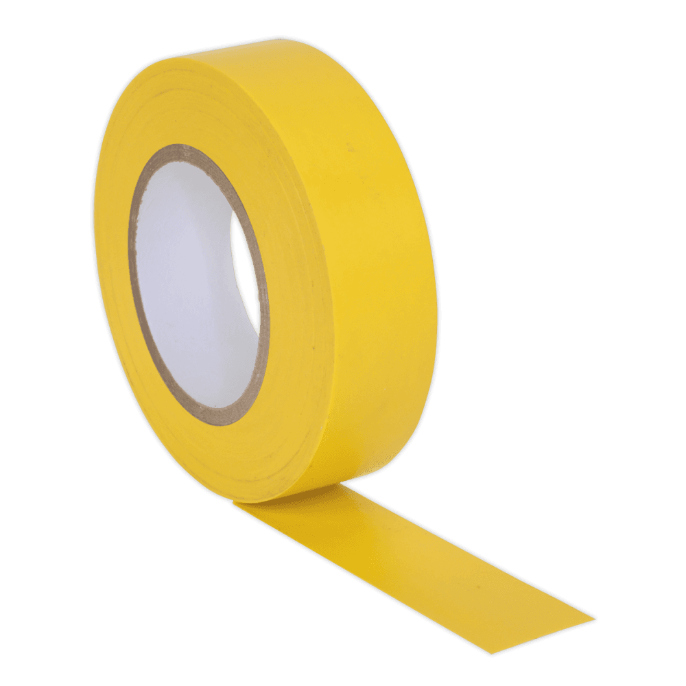 PVC Insulating Tape 19mm x 20mtr Yellow Pack of 10 : Model No.ITYEL10